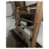 lg drying rack & metal folding tables