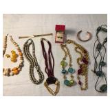 #17 lot of necklaces some high end, watch bands, watches $55