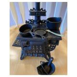 #86 cast iron stove model & musical hurry Gurdy