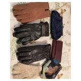 multiple pr leather gloves 