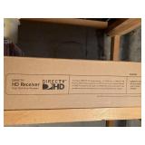 and boxes of remotes, roku, etc