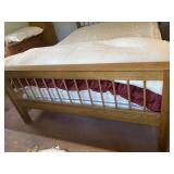 queen frame with adjustable mechanized bed
