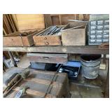 several old workbenches