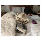bedding, mostly queen