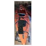 Kayak w/paddle, jacket and trailer