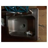stainless utility sink