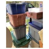 storage bins with covers