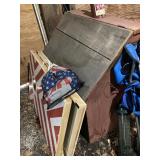 corn hole and wood bin