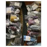 many bags of high quality hand dyed yarn in project size amounts 