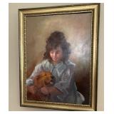 many paintings and other artwork