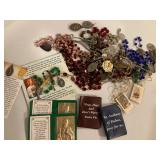 Rosaries and medals
