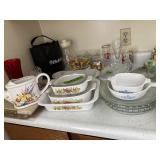 pyrex, corning, glasslike, Fireking