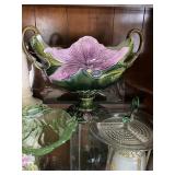 art nouveau Majolica jardiniere or centerpiece