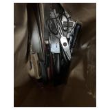 large bag of kitchen knives