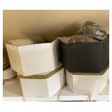 boxes of vintage ladies hats