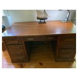 **antique oak desk