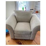 ** large chair matching sectional couch