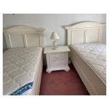 **cottage twin beds w/mattress sets