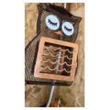 bird feeders and houses