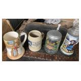 4 lg. beer mugs/steins  $40