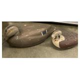 2 brow/white decoy
