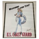 Gary Palm CG calendar girl framed $38