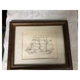 etching of Eagle