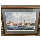lg signed print of eagle by Ron Goyette $ 48