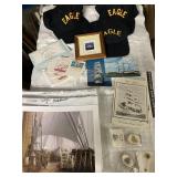 Eagle memorabilia including hats, photos "scrimshaw", framed art $40 