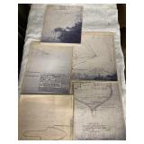 Boat architectural drawings