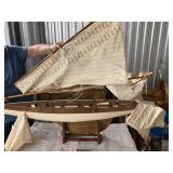 fiberglass covered wooden schooner