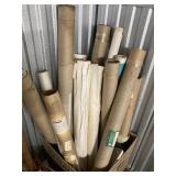 box of maps and charts, similar box of nautical posters, unframed