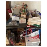 box lot Christmas items