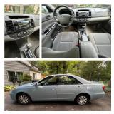 2005 Toyota Camry LE 4D Sedan - Bidding ends 7/28