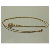 14K w Mabe Pearl