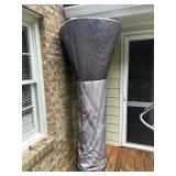 TWO LARGE PATIO HEATERS