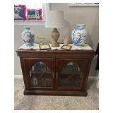 CURIO WITH INTERIOR LIGHT