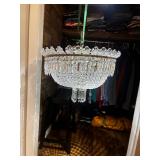 AVAILABLE AT ANOTHER LOCATION -BACCARAT CHANDELIER - 20" WIDE, 10" DEEP $12,000 FIRM