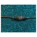 STERLING BRACELET WITH OPAL