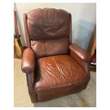 LEATHER ROCKER-RECLINER