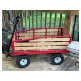 TWO GARDEN CARTS