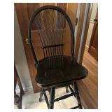THREE SWIVEL BAR STOOLS