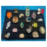 SO MANY RINGS....14k, sterling, Lilly Barrack, gemstones, more