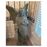LARGE CONCRETE ANGEL