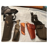 COLLECTION OF HOLSTERS
