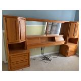 QUEEN SIZE HEADBOARD - NIGHT STANDS - STORAGE