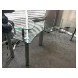 LARGE MODERN GLASS DESK