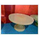 JADEITE CAKE STAND