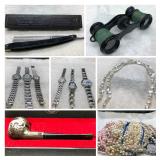 JEWELRY, KNIVES, AND COINS FROM ALL OVER! ENDS 4/1