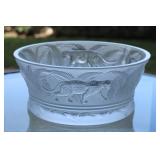 2) Lalique frosted crystal "Jungle" bowl - Asking Price: $850